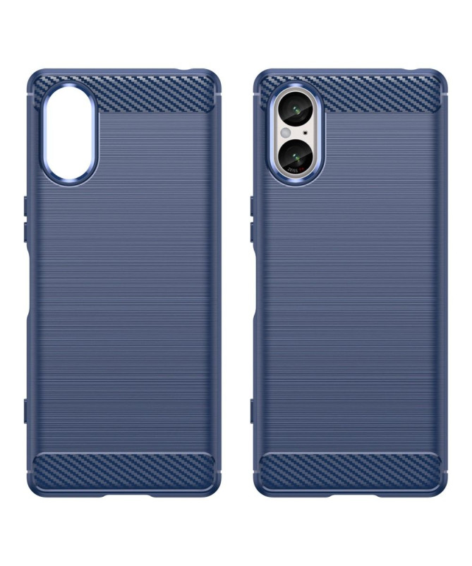 Coque Sony Xperia 5 V effet brossé silicone