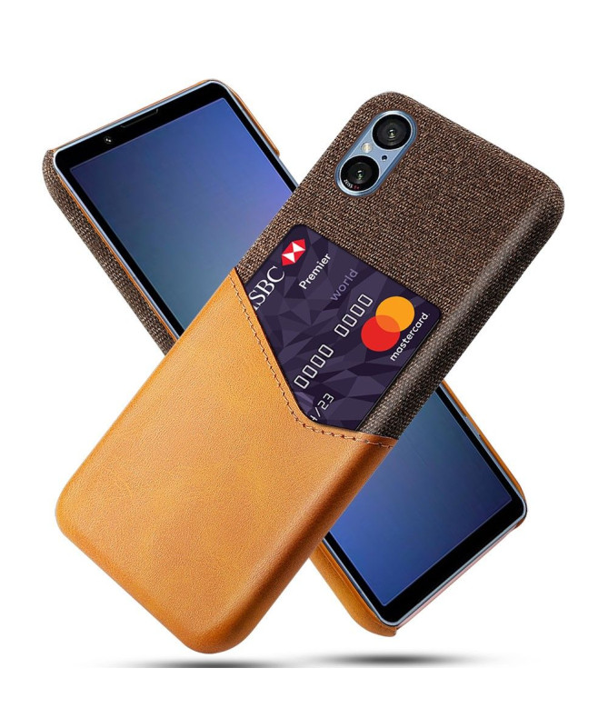 Coque Sony Xperia 5 V Olympus Effet Cuir