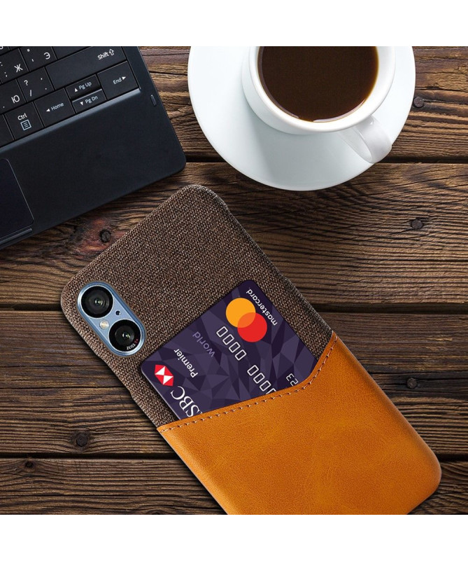 Coque Sony Xperia 5 V Olympus Effet Cuir