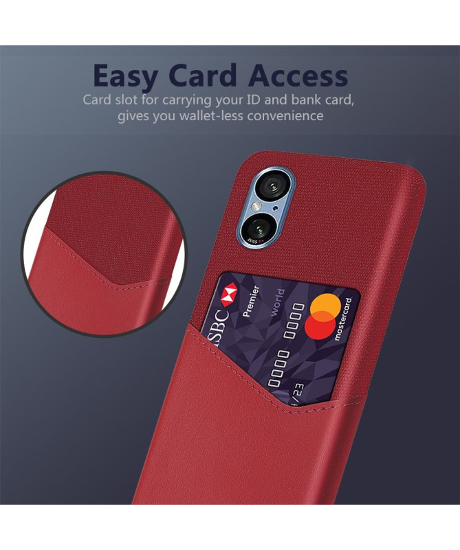 Coque Sony Xperia 5 V Olympus Effet Cuir