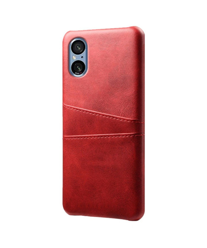 Coque Sony Xperia 5 V Simili Cuir Basique
