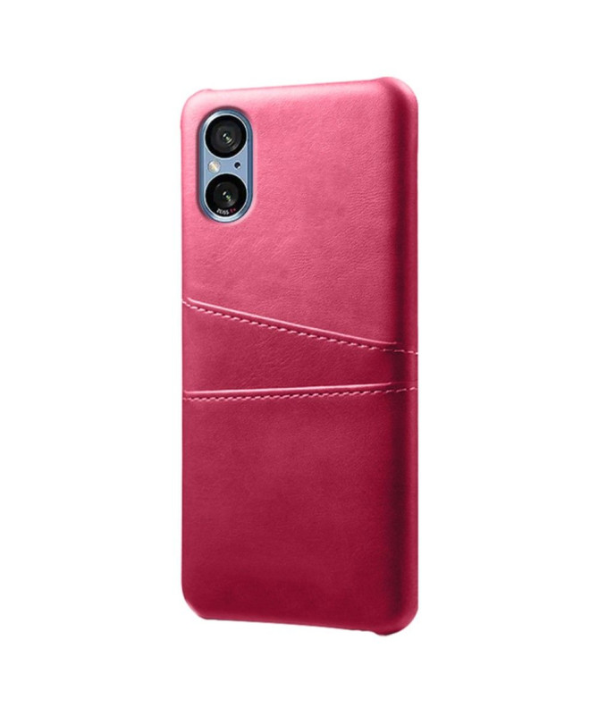 Coque Sony Xperia 5 V Simili Cuir Basique