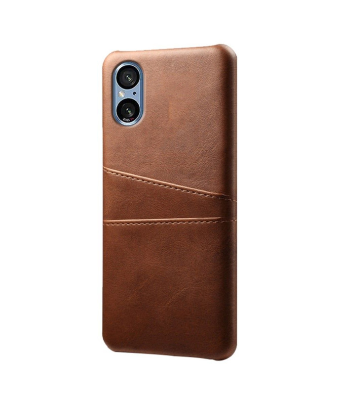 Coque Sony Xperia 5 V Simili Cuir Basique