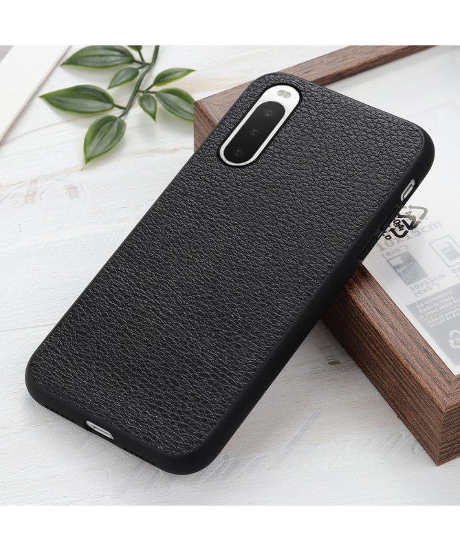 Coque Sony Xperia 10 V Cuir Grainé