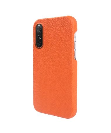 Coque Sony Xperia 10 V en Cuir à Texture Litchi