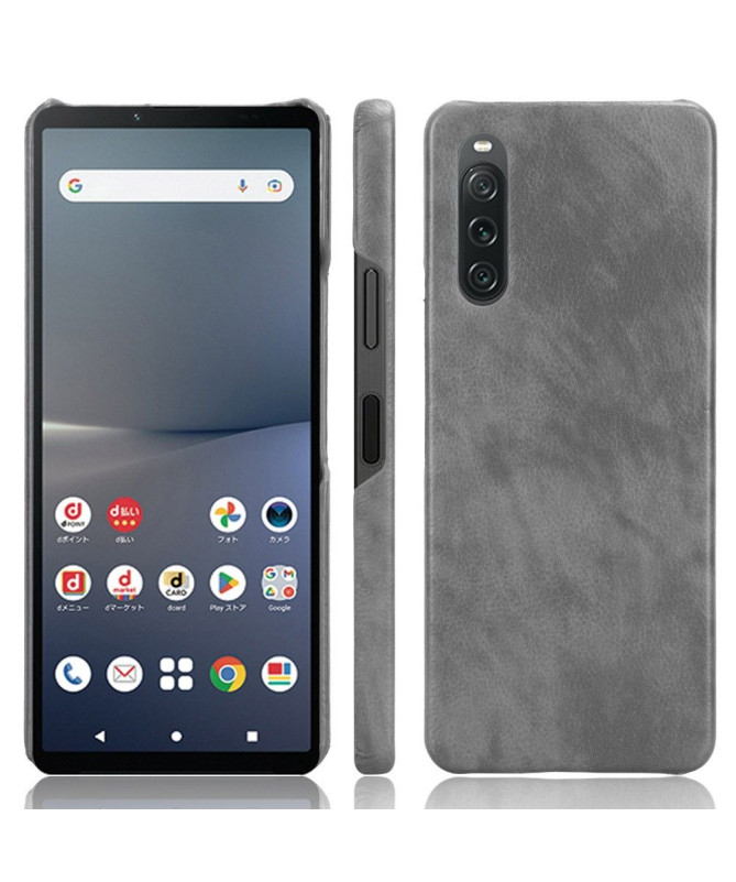 Coque Sony Xperia 10 V effet cuir premium