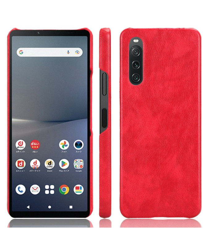 Coque Sony Xperia 10 V effet cuir premium