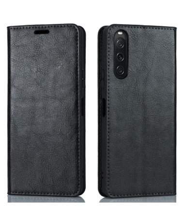 Housse Sony Xperia 10 V Cuir Porte Cartes Fonction Support