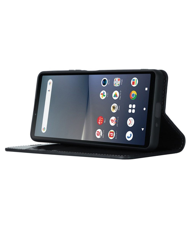 Housse Sony Xperia 10 V Cuir Porte Cartes Fonction Support - photo 3