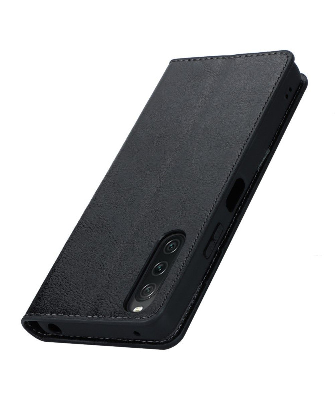 Housse Sony Xperia 10 V Cuir Porte Cartes Fonction Support - photo 4