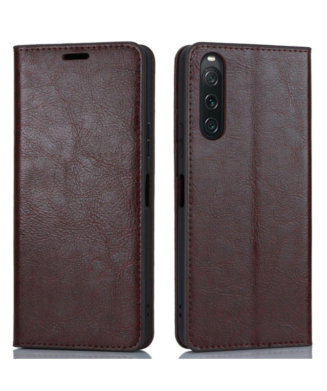 Housse Sony Xperia 10 V Cuir Porte Cartes Fonction Support - photo 6