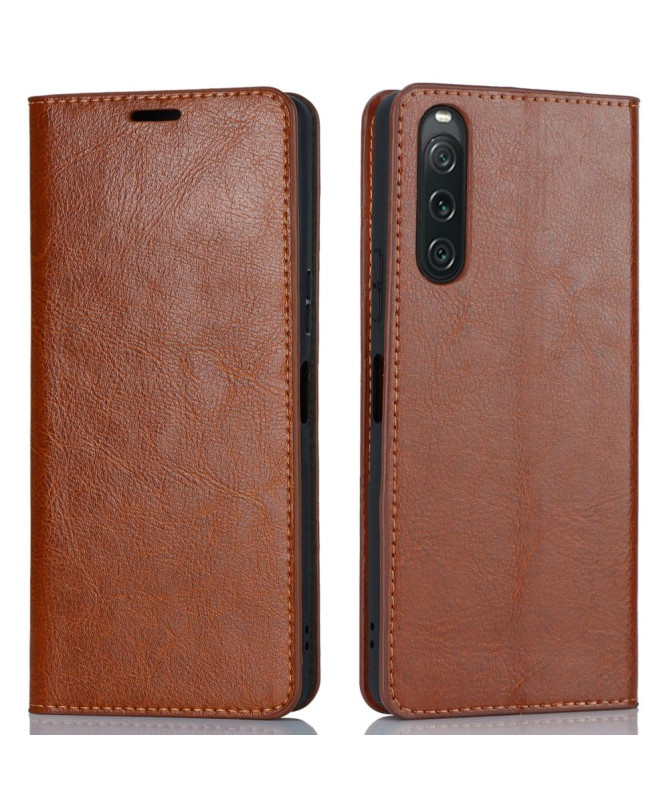 Housse Sony Xperia 10 V Cuir Porte Cartes Fonction Support - photo 10