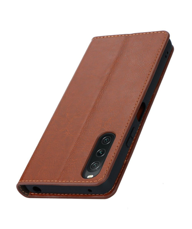 Housse Sony Xperia 10 V Cuir Porte Cartes Fonction Support - photo 13