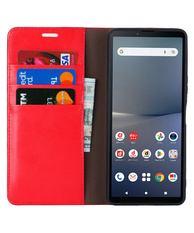 Housse Sony Xperia 10 V Cuir Porte Cartes Fonction Support - photo 15