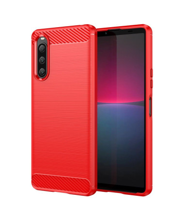 Coque Sony Xperia 10 V effet brossé silicone