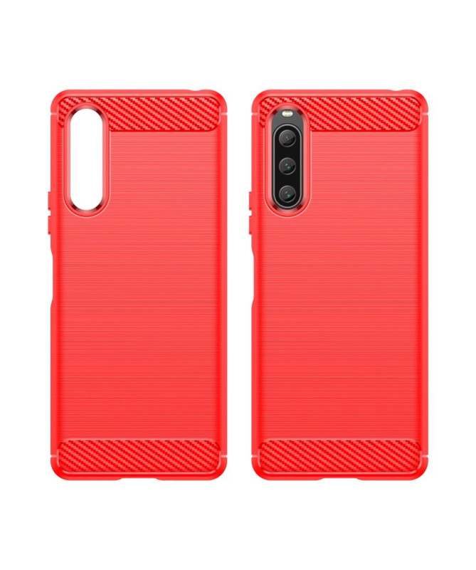 Coque Sony Xperia 10 V effet brossé silicone