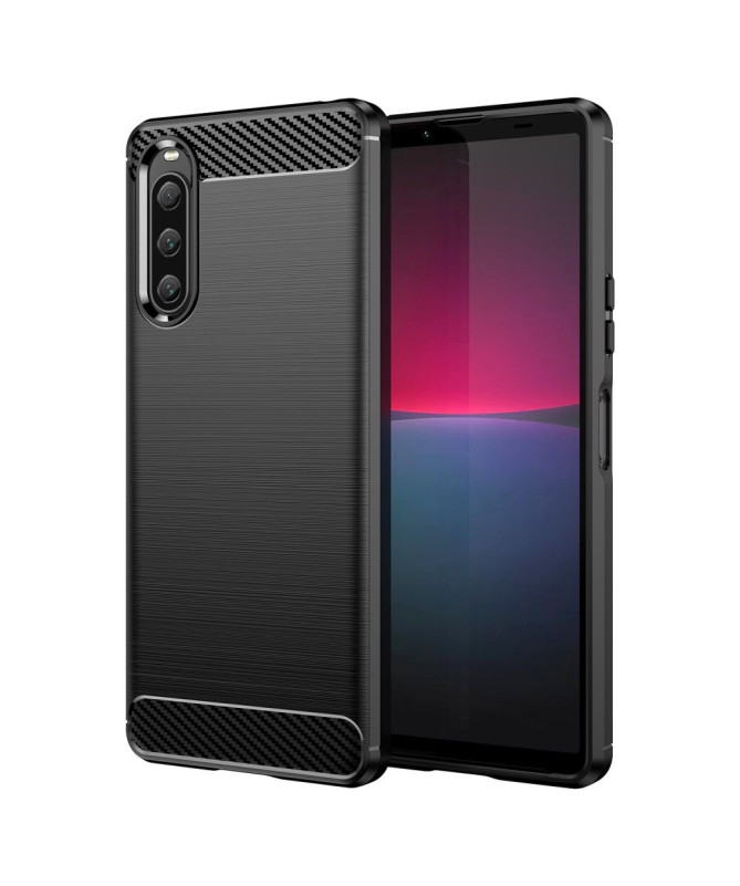 Coque Sony Xperia 10 V effet brossé silicone