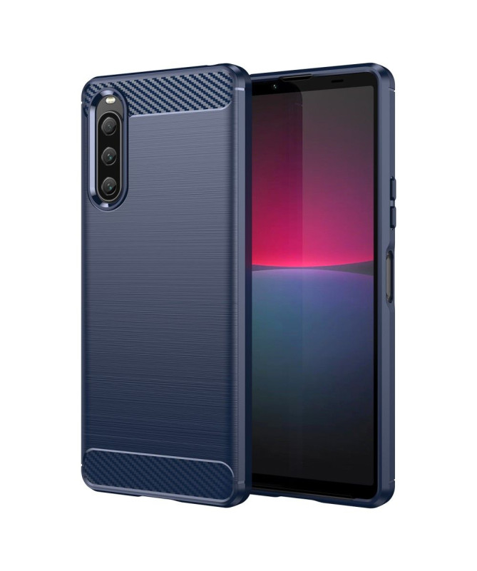 Coque Sony Xperia 10 V effet brossé silicone