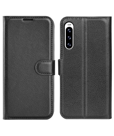 Housse Sony Xperia 10 V portefeuille style cuir