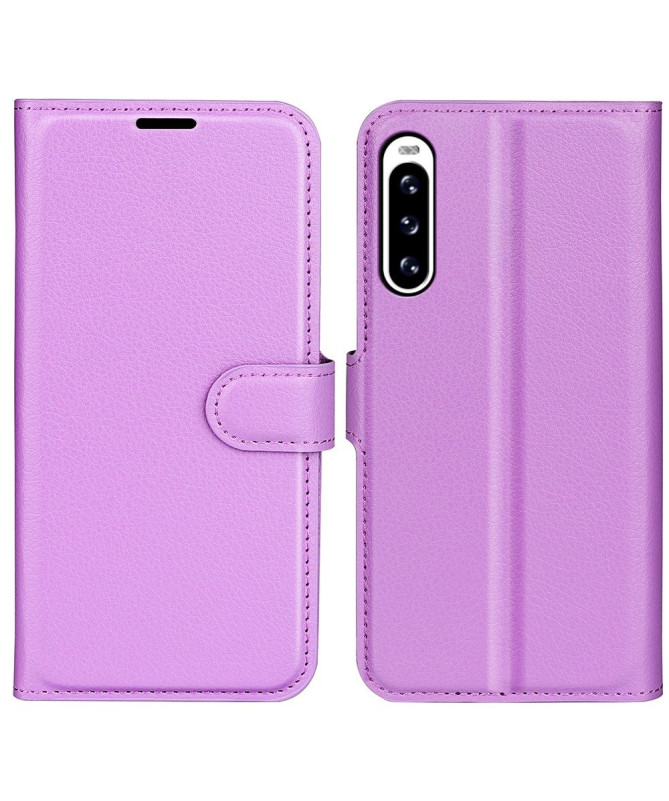 Housse Sony Xperia 10 V portefeuille style cuir