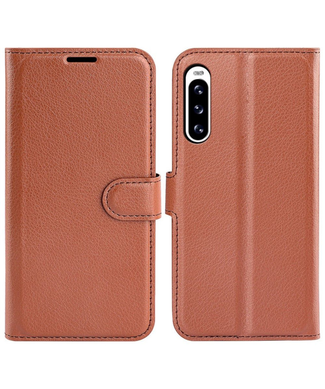 Housse Sony Xperia 10 V portefeuille style cuir