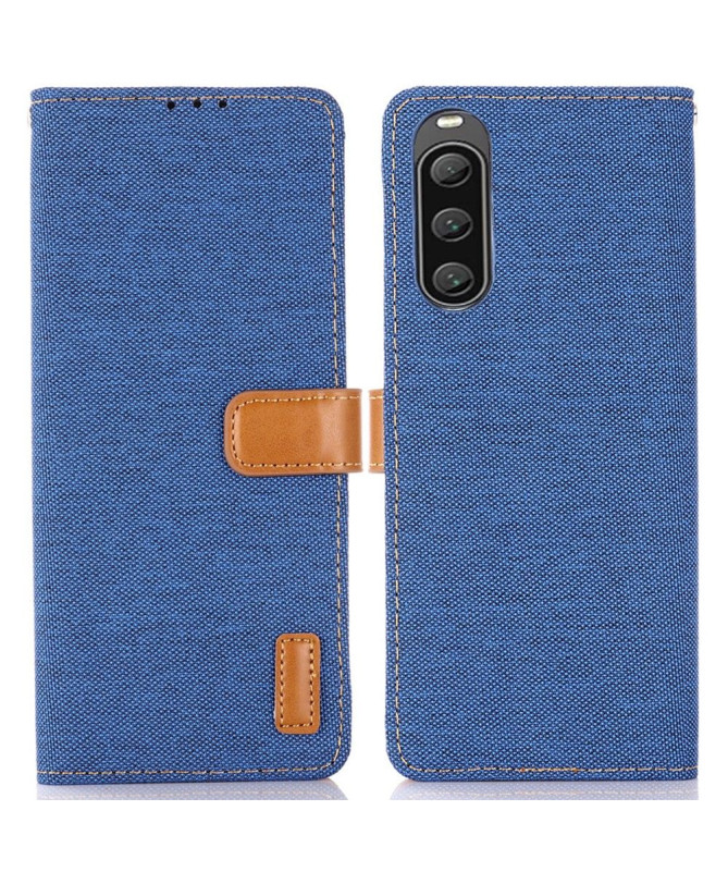 Housse Sony Xperia 10 V Oxford effet toile