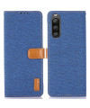 Housse Sony Xperia 10 V Oxford effet toile