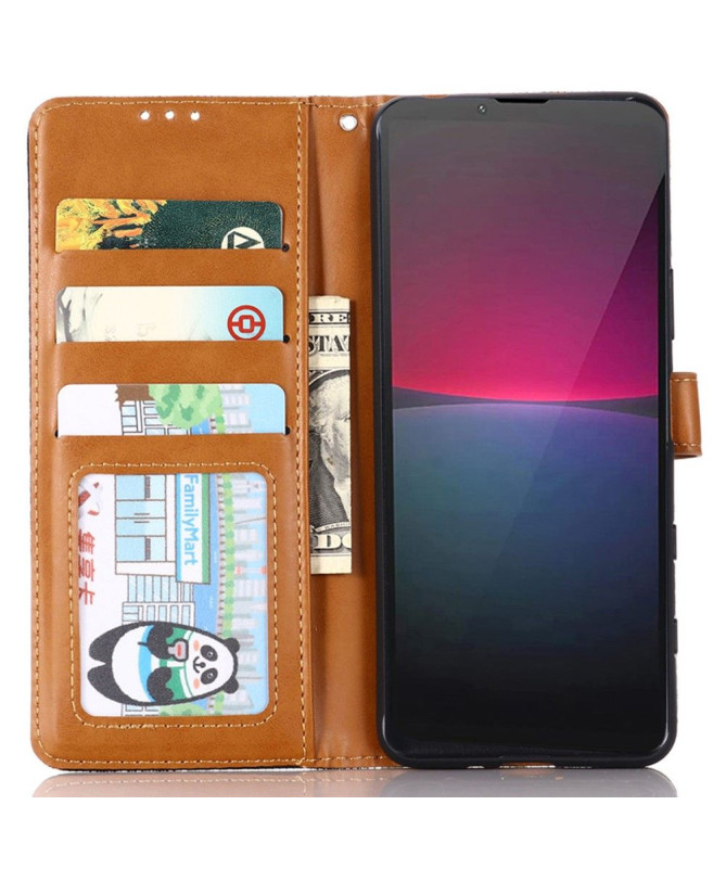Housse Sony Xperia 10 V Oxford effet toile