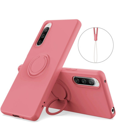 Coque Sony Xperia 10 V Silicone Liquide Ring