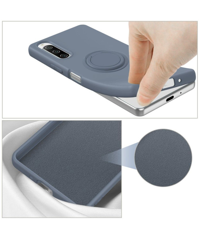 Coque Sony Xperia 10 V Silicone Liquide Ring