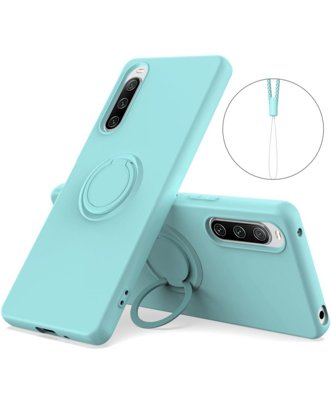 Coque Sony Xperia 10 V Silicone Liquide Ring