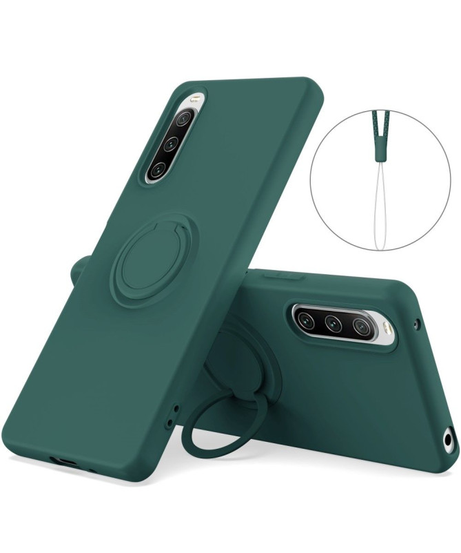 Coque Sony Xperia 10 V Silicone Liquide Ring