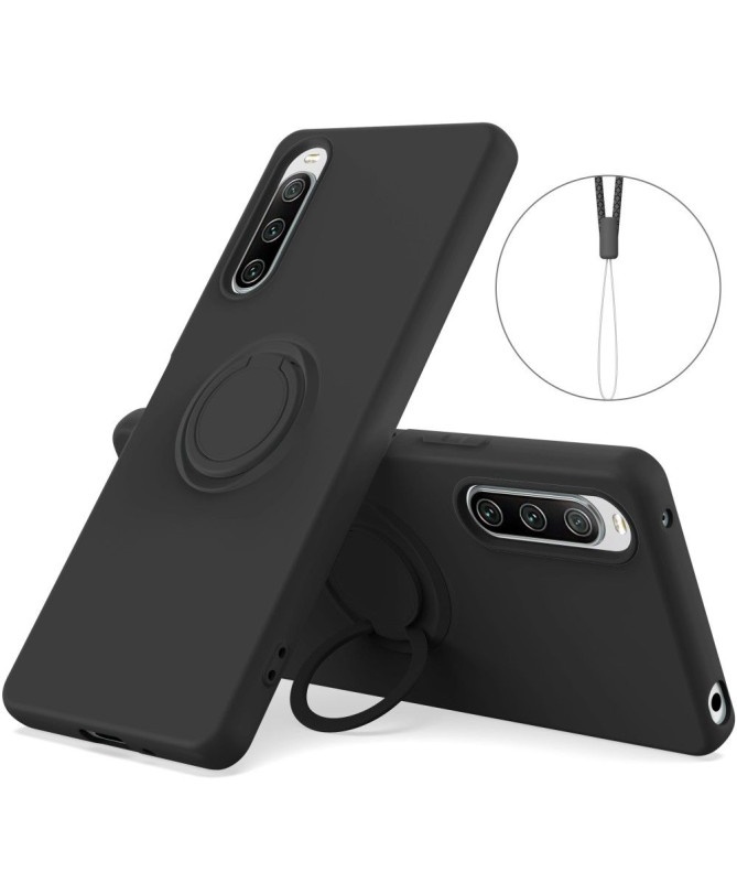 Coque Sony Xperia 10 V Silicone Liquide Ring