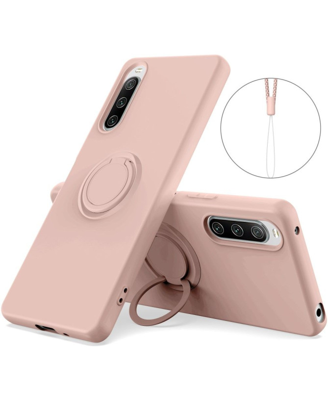Coque Sony Xperia 10 V Silicone Liquide Ring