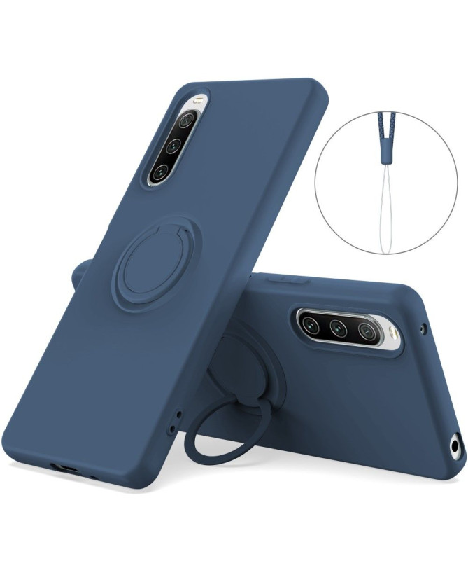 Coque Sony Xperia 10 V Silicone Liquide Ring