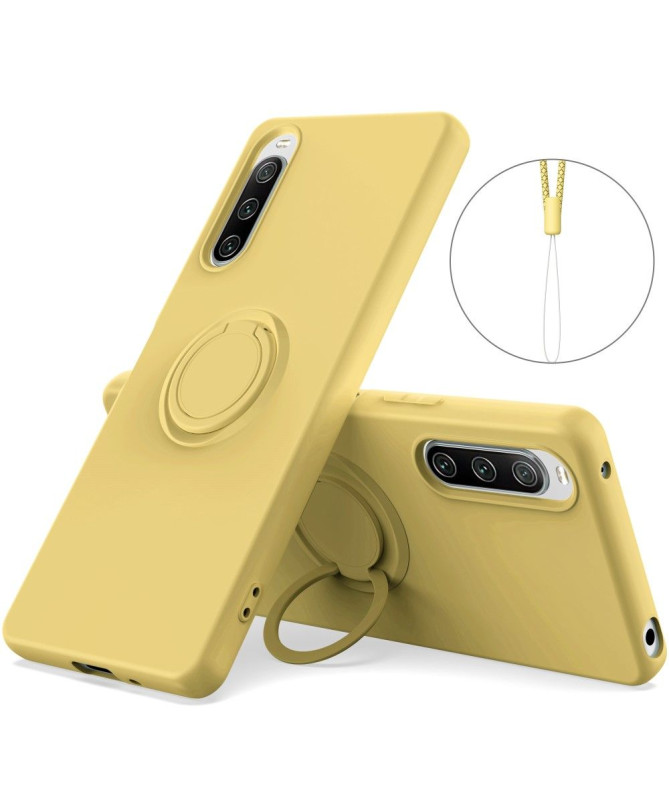 Coque Sony Xperia 10 V Silicone Liquide Ring