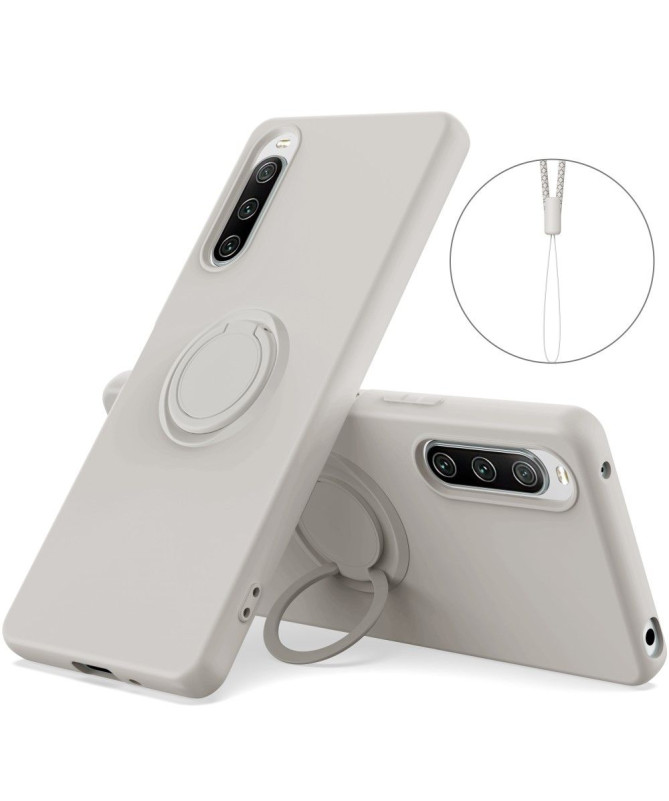 Coque Sony Xperia 10 V Silicone Liquide Ring