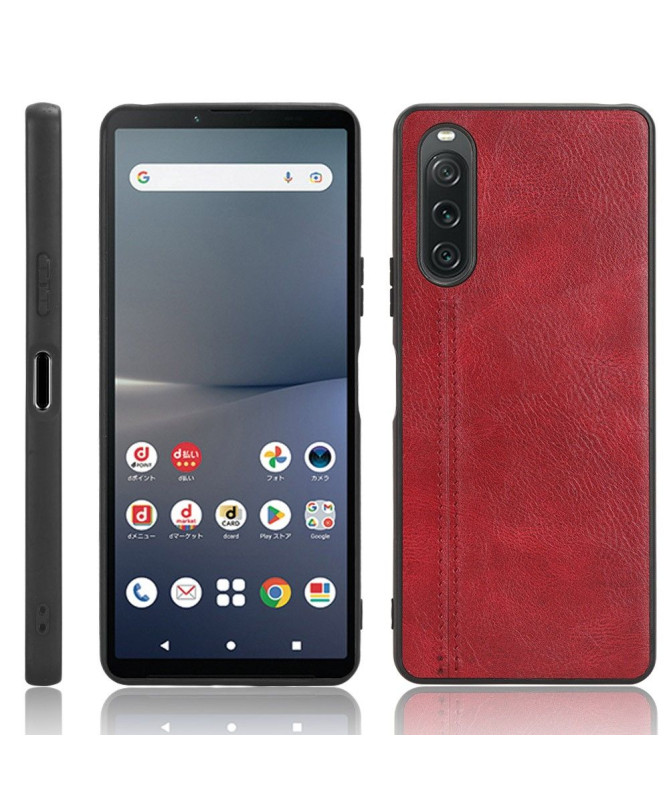 Coque Sony Xperia 10 V Effet Cuir