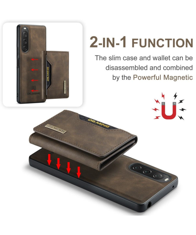 Coque Sony Xperia 10 V Porte-cartes Détachable M2 Series