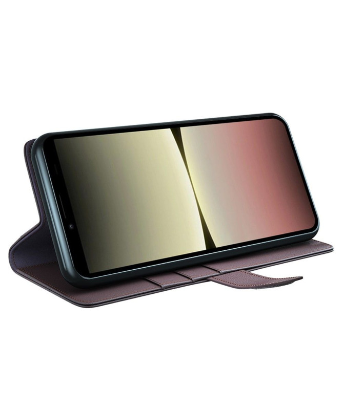Étui Sony Xperia 10 V portefeuille en cuir premium - photo 3