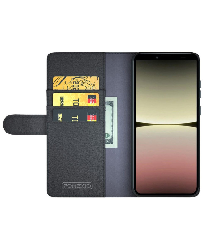 Étui Sony Xperia 10 V portefeuille en cuir premium - photo 6
