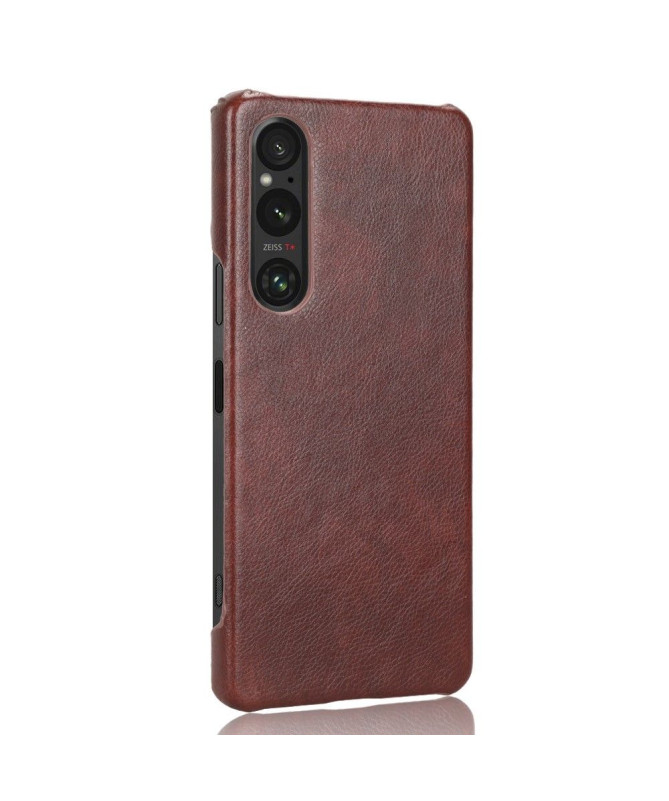 Coque Sony Xperia 1 V effet cuir premium