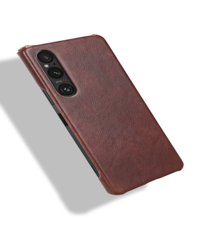 Coque Sony Xperia 1 V effet cuir premium