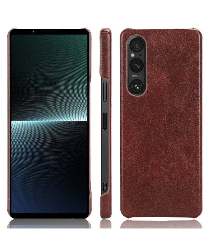 Coque Sony Xperia 1 V effet cuir premium