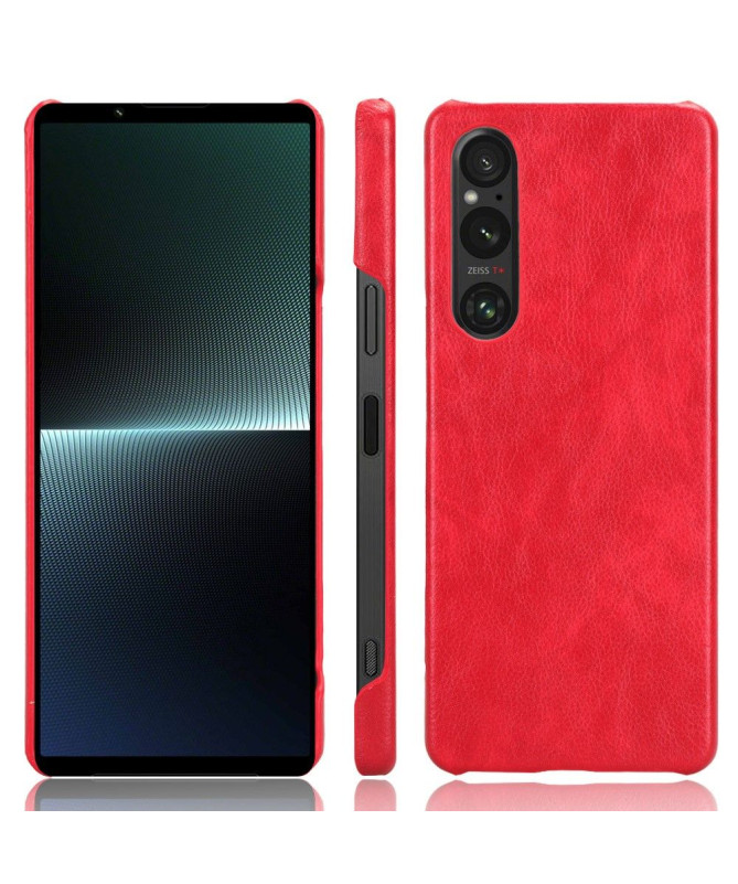 Coque Sony Xperia 1 V effet cuir premium
