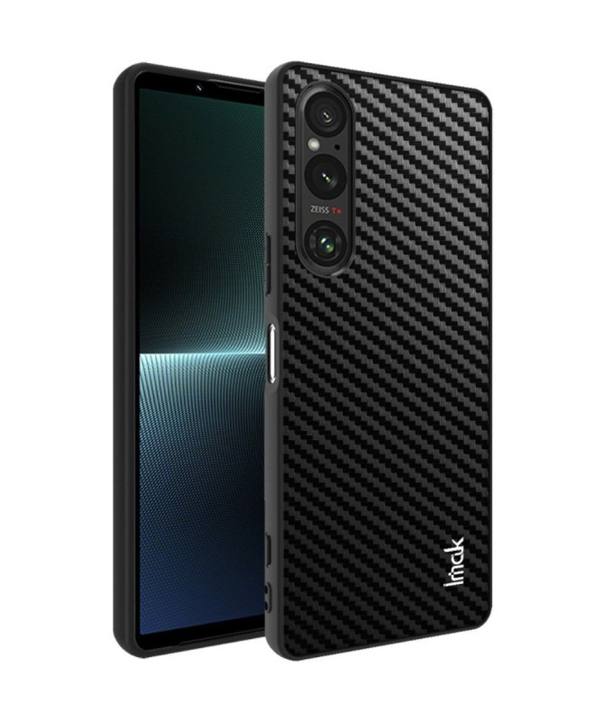 Coque Sony Xperia 1 V IMAK fibre de carbone