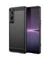 Coque Sony Xperia 1 V effet brossé silicone