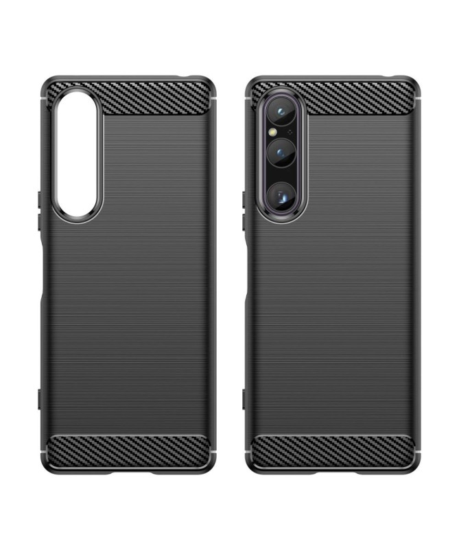 Coque Sony Xperia 1 V effet brossé silicone
