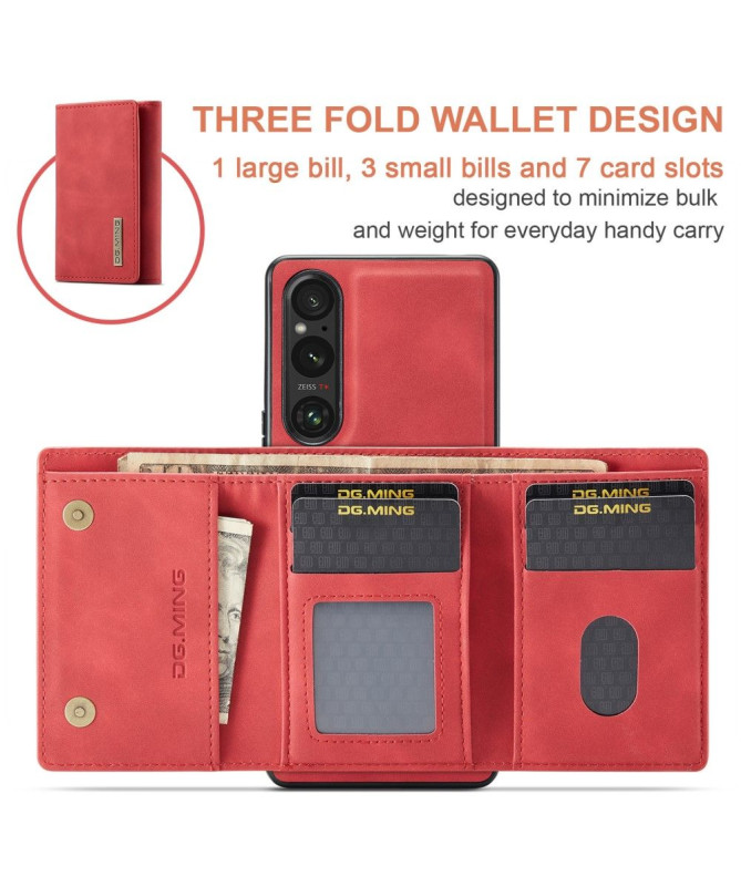 Coque Sony Xperia 1 V Porte-cartes Détachable M1 Series