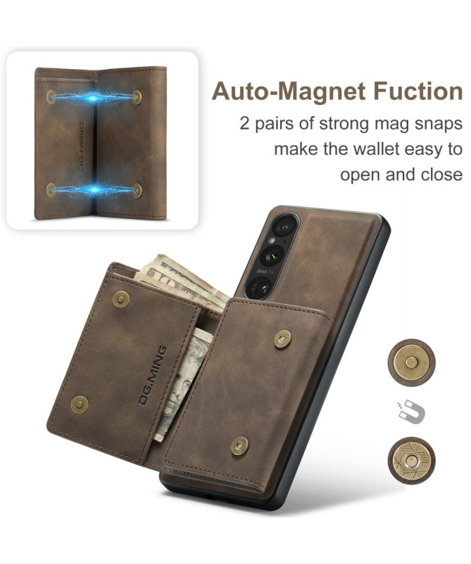 Coque Sony Xperia 1 V Porte-cartes Détachable M1 Series